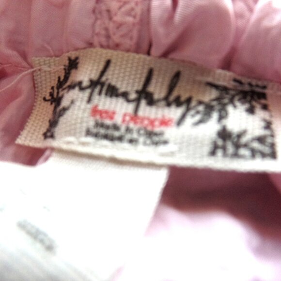 Free People Forever Young Bloomer Pants PINK MEDIUM NWOT - Picture 7 of 7